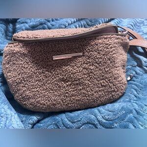 Poppy & Peonies The Sidekick Teddy Faux Fur Camel